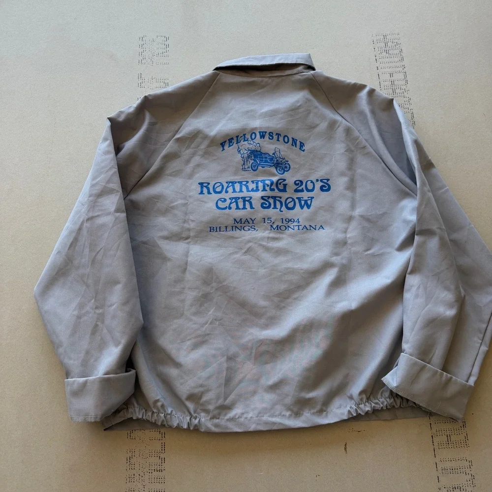 Vintage 90s Sportsmaster Yellowstone Car Show Jacket XL